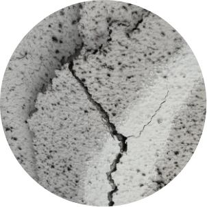 ひび割れの見本